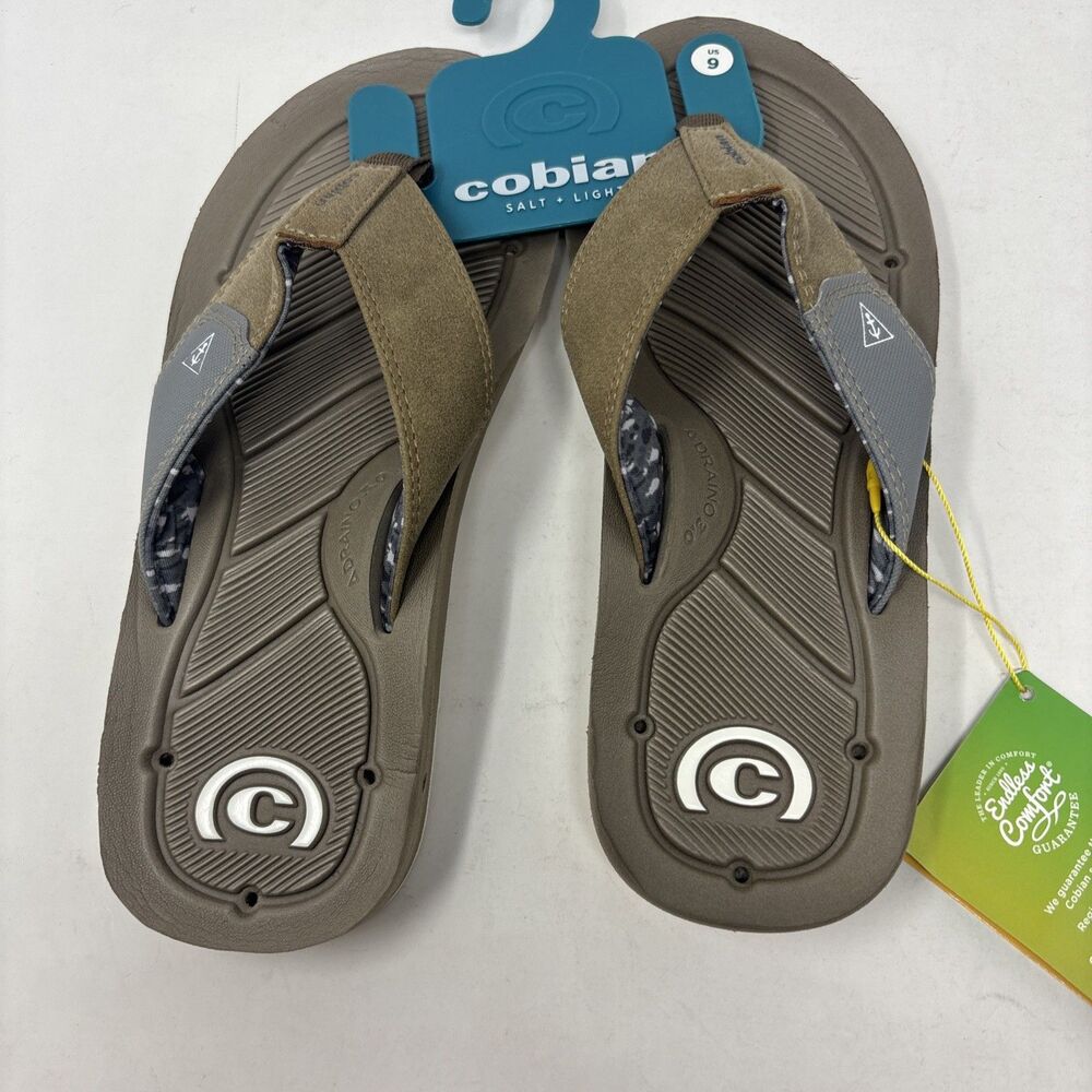 Cobian Draino 3 Men’s Tan Water Friendly Flip Flop Sandals Size 8 NWT